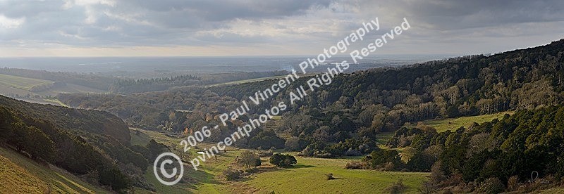 View from Bow Hill - Sussex Downs