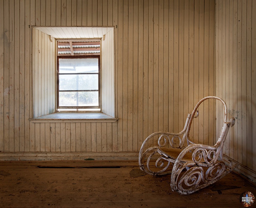 Vulture City, Arizona | Abandoned Rocking Chair - Vulture City