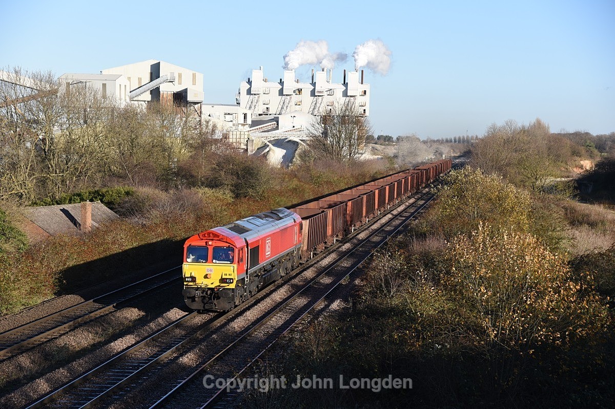 JL - 15.12.21 66167 6T24 Immingham BSC - Santon, Melton Ross - North Lincs