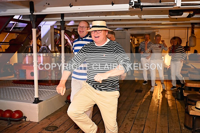 HMS PICKLE-150 - PICKLE NIGHT HMS WARRIOR 1860