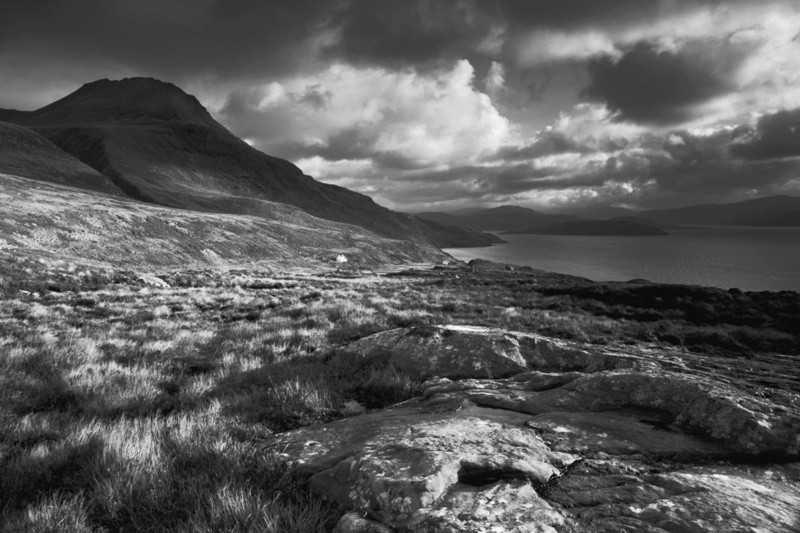 Culnacraig Wester Ross Scotland - Monochrome