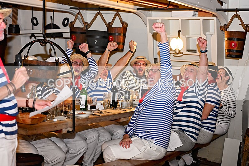HMS PICKLE-96 - PICKLE NIGHT HMS WARRIOR 1860