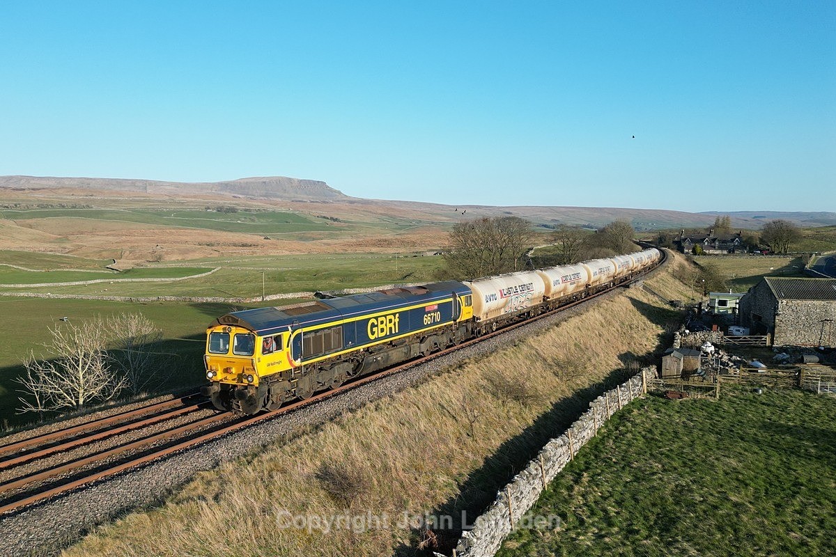 JL - 2.4.25 66710 6C00 Clitheroe - Carlisle NY, Selside - Latest shots