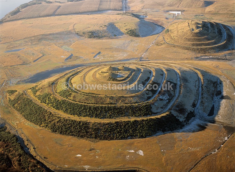 St Ninians earth mound in Fife in Scotland