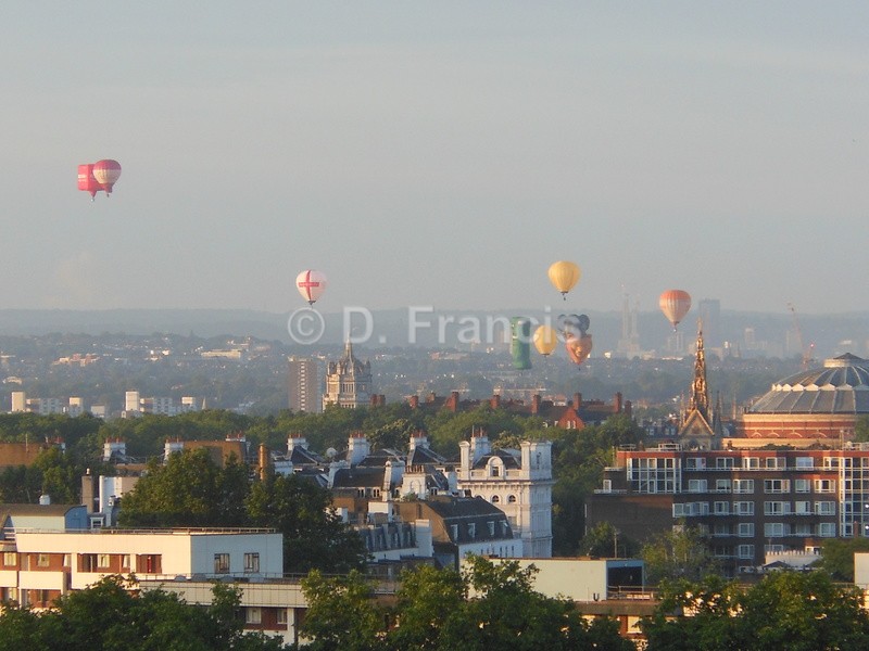 Image 1 - Hot Air Balloons over London