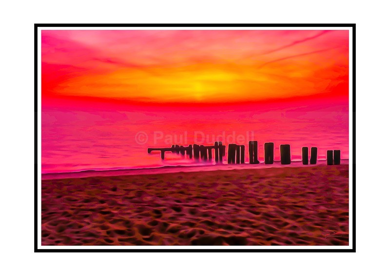 Seaside Serenity, Gorleston-On-Sea Paintings by Paul Duddell, Whispers & Strokes - Artist, Painter, and Photographer