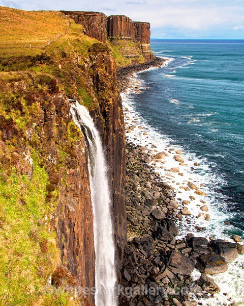 Coastal Waterfall, Isle of Skye - Scottish Highlands