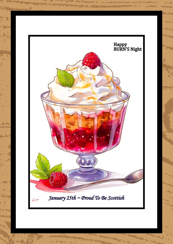 Burn's Night Watercolour Paintings - Heritage & Hearth by Artist Paul Duddell