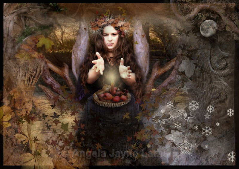 Goddess of Autumn Equinox - The Wheel of the Year