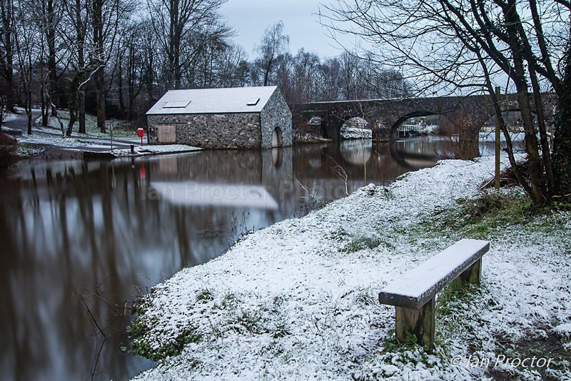 The Boat House in Winter - Winter