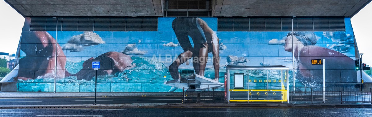 Glasgow Mural Trail - 'The Swimmer' - Mural Trail Images