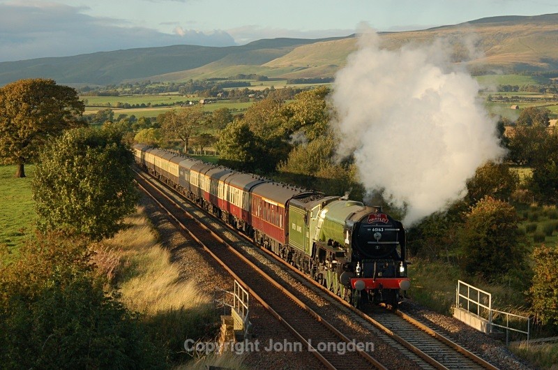 4.10.09 - LNER A1 'Pacific' 60163, 1Z93 Carlisle - York, Keld - Keld