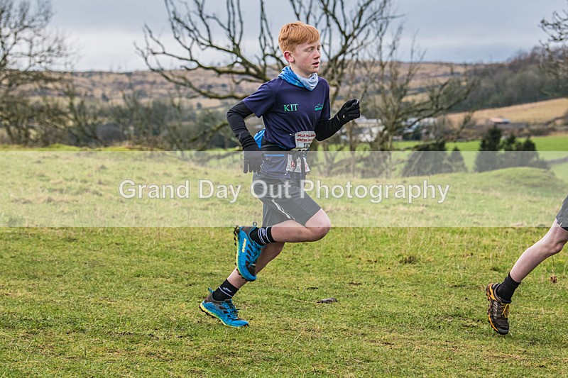 Cunswick U13-16 - Kendal Winter League Cunswick Scar Junior Under 13 Fell Race Sunday 26th January 2025