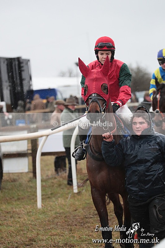 PtP 260125 158 - Cocklebarrow Point-to-Point racing with the Heythrop Hunt 26/01/25