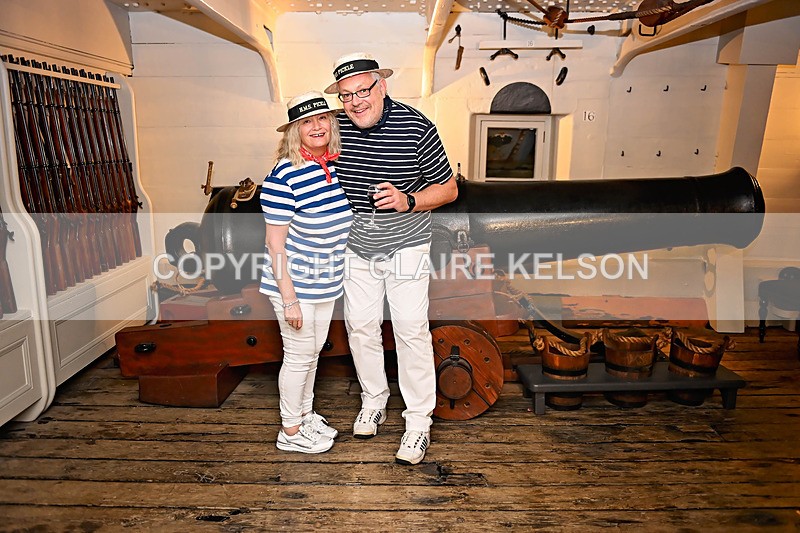 HMS PICKLE-138 - PICKLE NIGHT HMS WARRIOR 1860