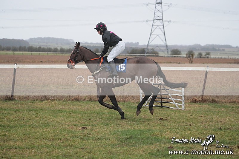 PtP 260125 474 - Cocklebarrow Point-to-Point racing with the Heythrop Hunt 26/01/25