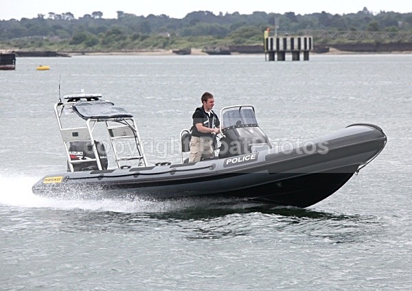 090618 RIBQUEST POLICE RIB IMG_3207 - SEAWORK EXHIBITION - June 2009