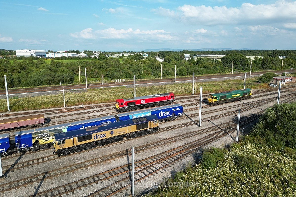 JL - 31.7.24 66301 66546 66092 Carlisle Yard - Latest shots