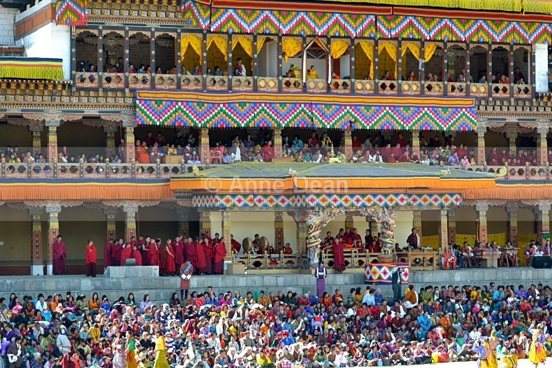 Watching the show - Bhutan