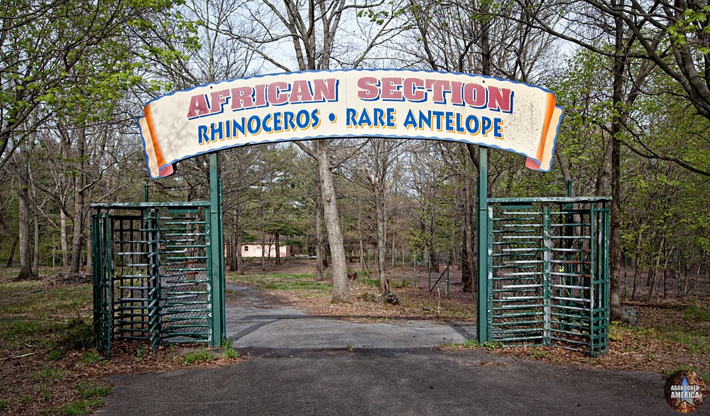 Catskill Game Farm (Catskill, NY) | African Section Entrance Sign - Catskill Game Farm