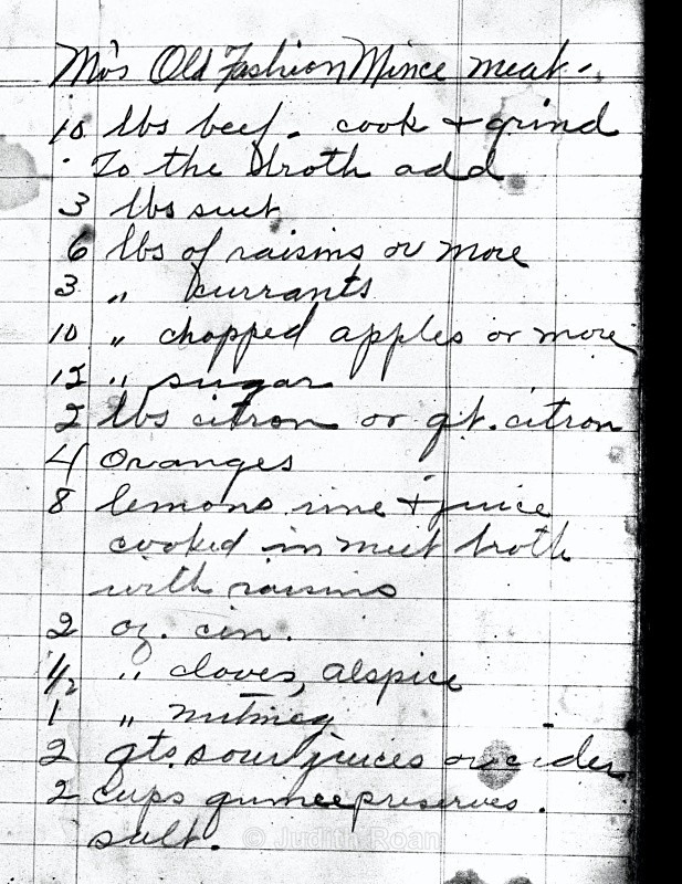 Mos Mince Meat - The Journal of Clara Bacon