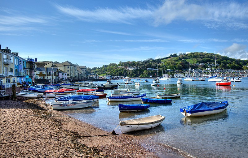 Back Beach Teignmouth looking towards Shaldon - Teignmouth and Shaldon