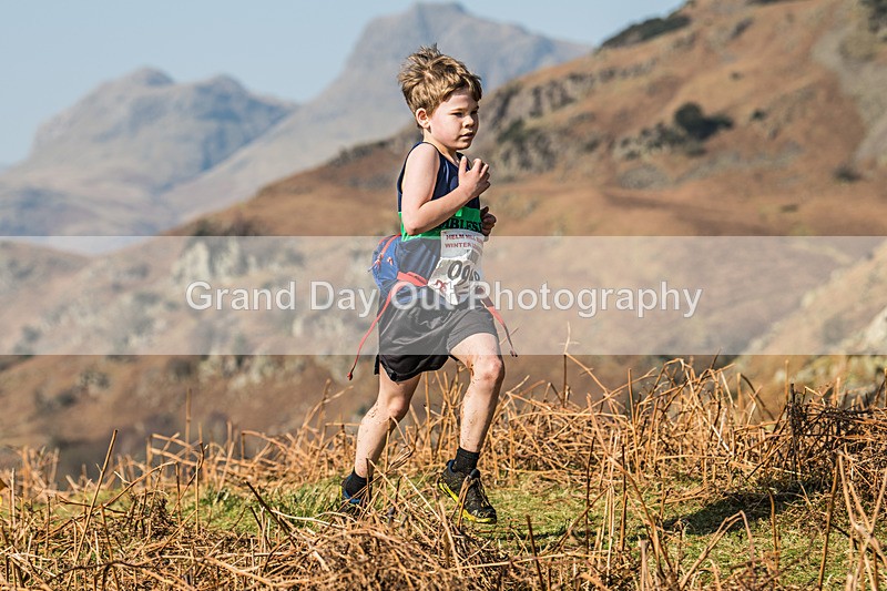Elterwater-107 - Kendal Winter League Elterwater Under 13 Fell Race Sunday 9th March 2025