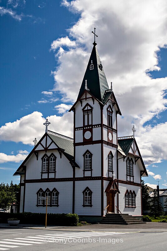 Church in Husavik - Iceland