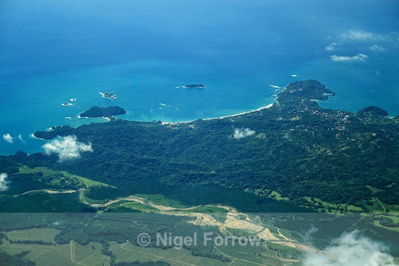 Aerial view of Manuel Antonio National Park, Costa Rica - Costa Rica
