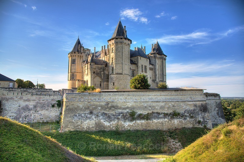 Castle of Saumur - Ruins and Not So Ruined