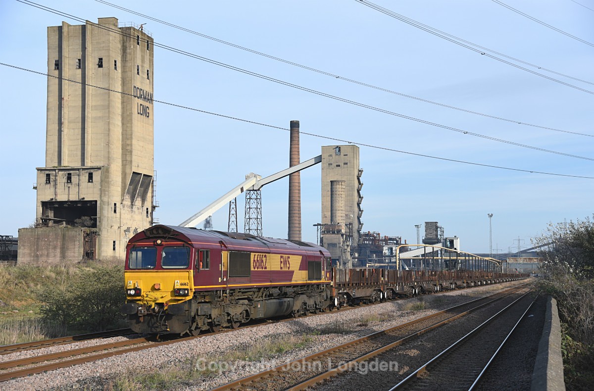 JL - 6.11.17 66162 6D11 Lackenby - Scunthorpe, South Bank - Teesside (west to east)