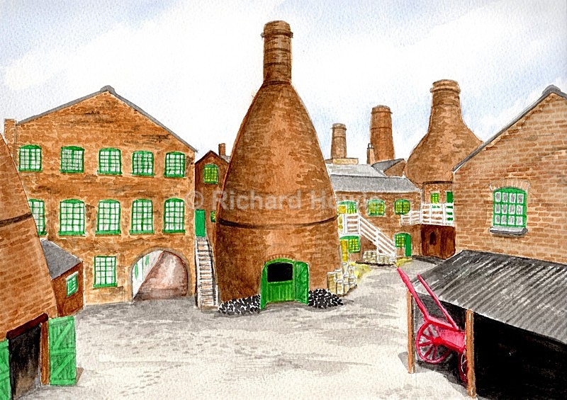Gladstone Pottery - Watercolour Paintings