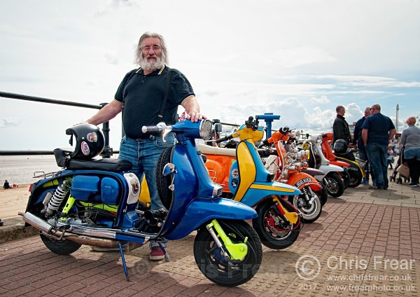 Scooter Keith with Scooter - Cleethorpes Life