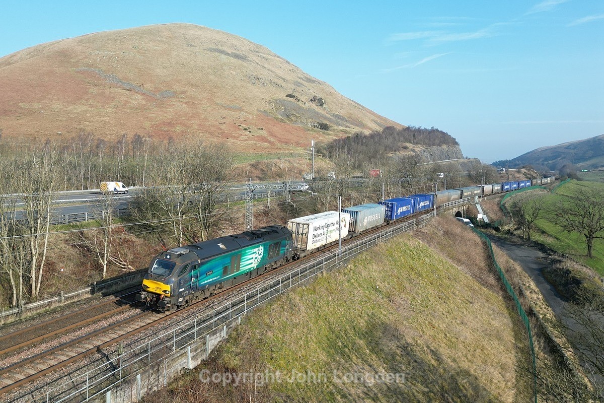 JL - 10.3.25 68005 4M27 Coatbridge - Daventry, Low Borrowbridge - Latest shots