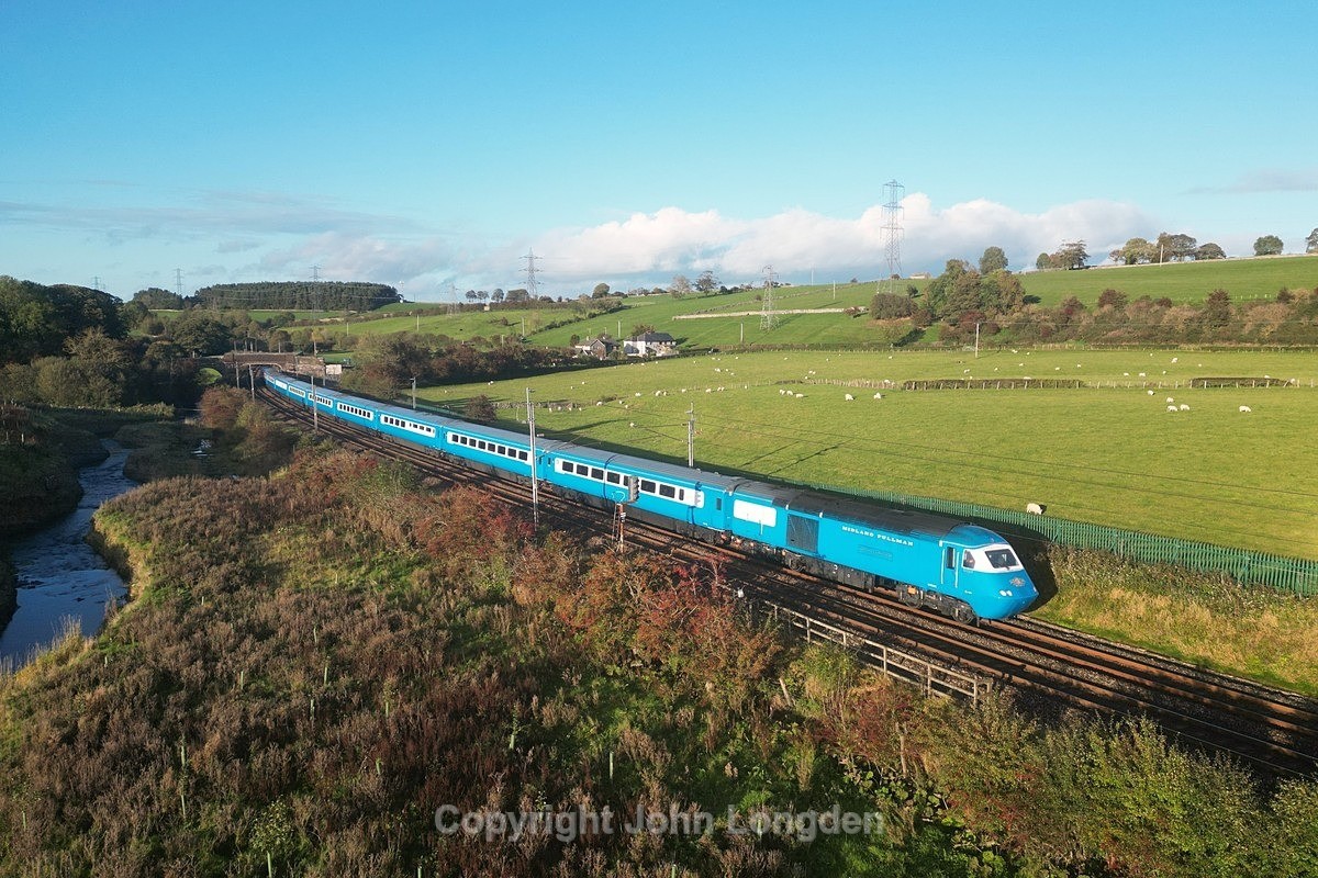 JL - 14.10.23 43046 43055 1Z54 Carlisle - Eastleigh, Little Strickland - West Coast Main Line (north to south)