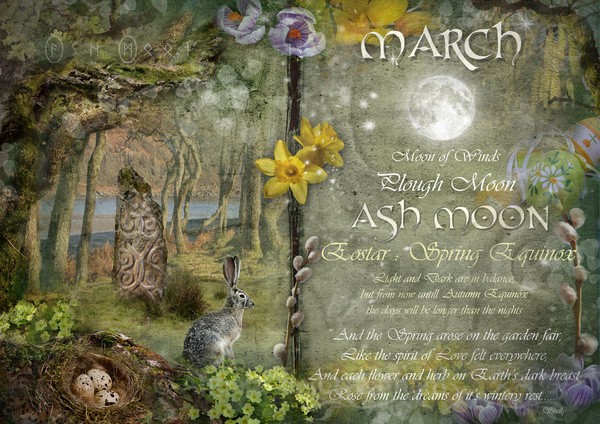 March : Ash Moon - The Wheel of the Year