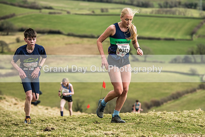 Helm Hill -302 - Kendal Winter League Helm Hill Fell Races (Under 13/15/17 & Seniors) Sunday 16th March 2025