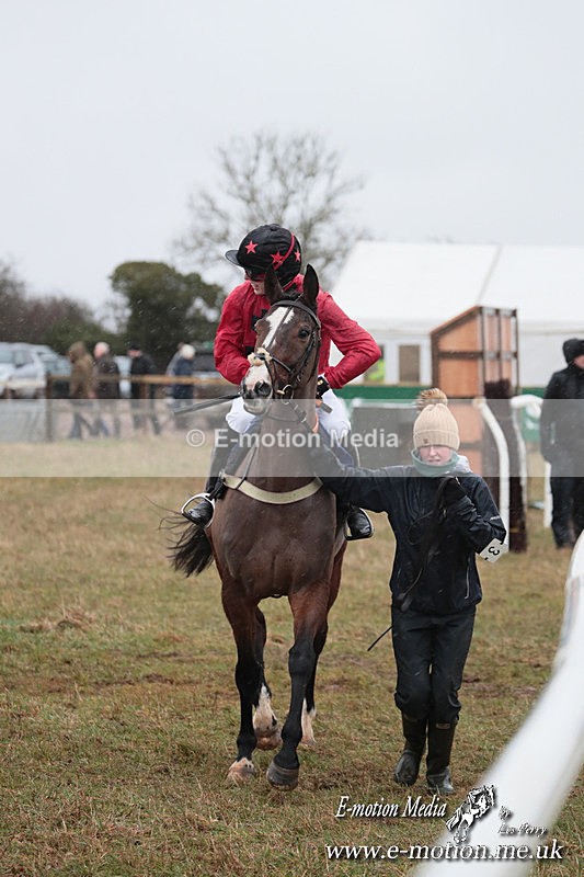 PtP 260125 18 - Cocklebarrow Point-to-Point racing with the Heythrop Hunt 26/01/25