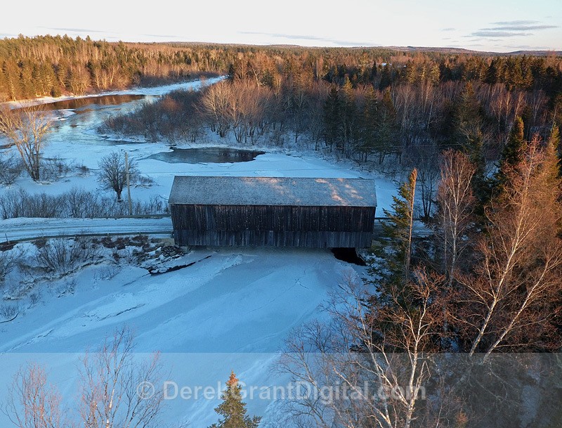 Digdeguash Covered Bridge #6 Dumbarton Charlotte Country New Brunswick - Covered Bridges of New Brunswick