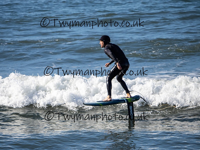 PA274477 - Westward Ho! surfers 27/10