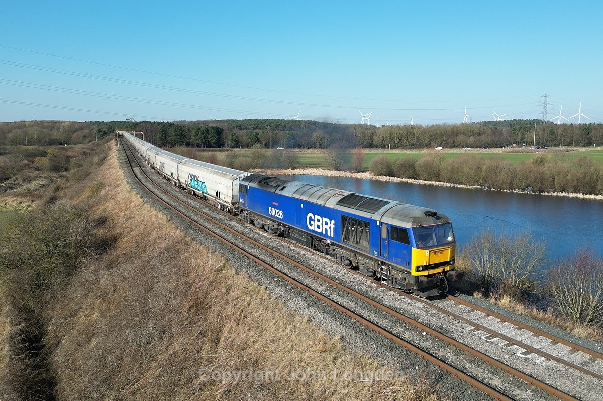 JL - 6.3.26 60026 6N86 Tyne CT - Lynemouth, Woodhorn - Latest shots