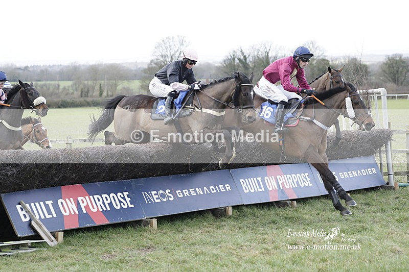 PtP 250223 0152 - Kimblewick Hunt Point-to-Point Kingston Blount 25/02/23