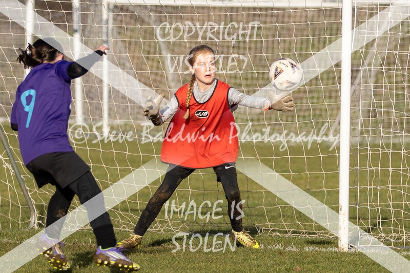 1DX31152 - 2026-01-17 FC Abbey Meads U9 Purple Girls V Develop FC U9 Girls