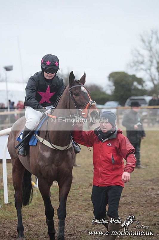 PtP 260125 449 - Cocklebarrow Point-to-Point racing with the Heythrop Hunt 26/01/25