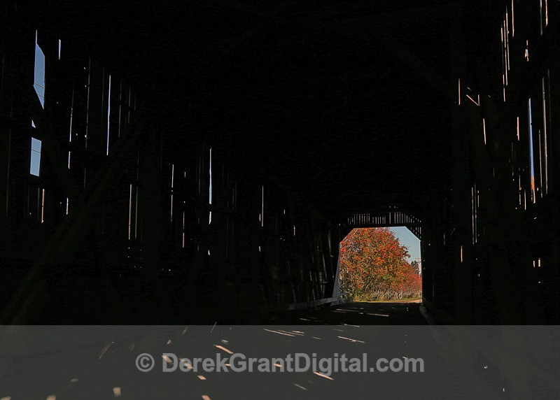 Kennebecasis #7.5 Covered Bridge - interior - Covered Bridges of New Brunswick