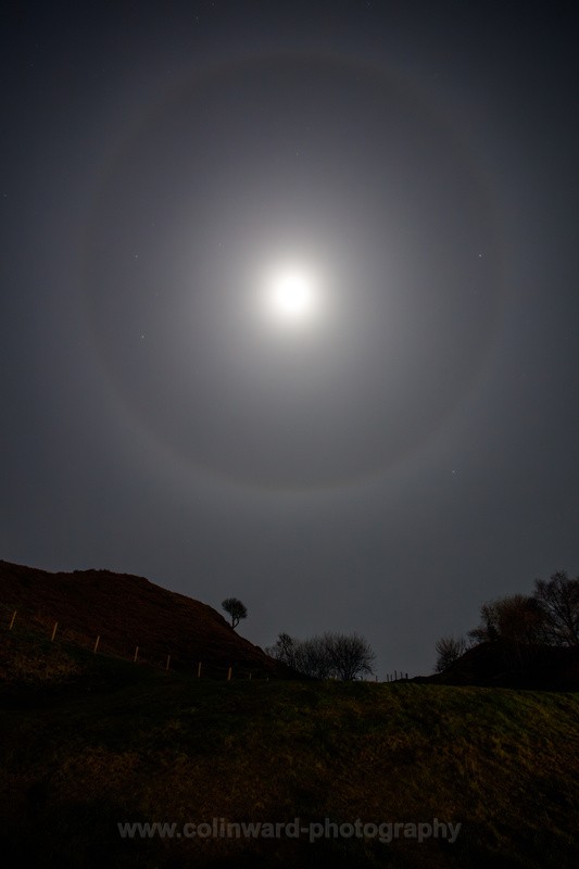 Lunar Halo. - Scotland