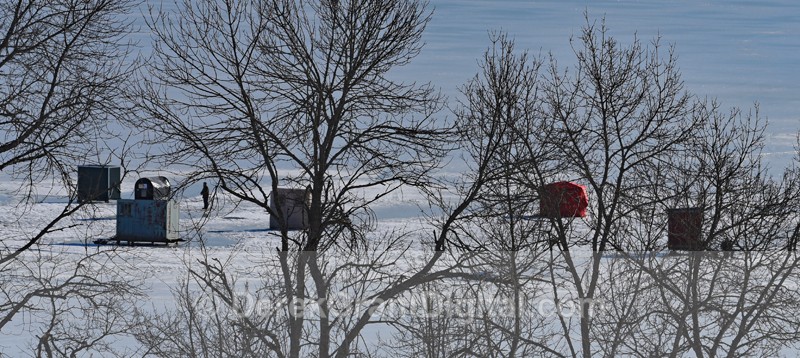 Belleisle Bay Ice Shacks