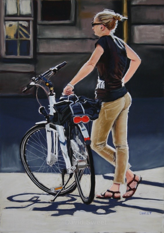 The Cyclist - Paintings