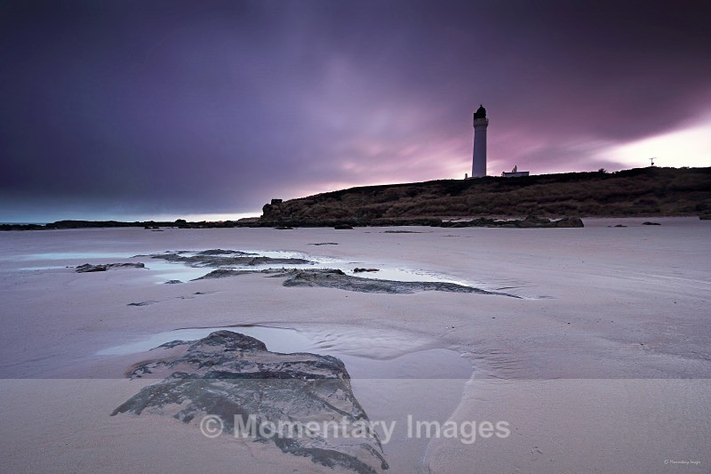 stormy dawn Lossiemouth Lighthouse - At the waters edge gallery