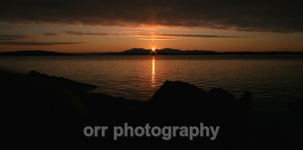 Sunset over Arran 2 - Landscapes
